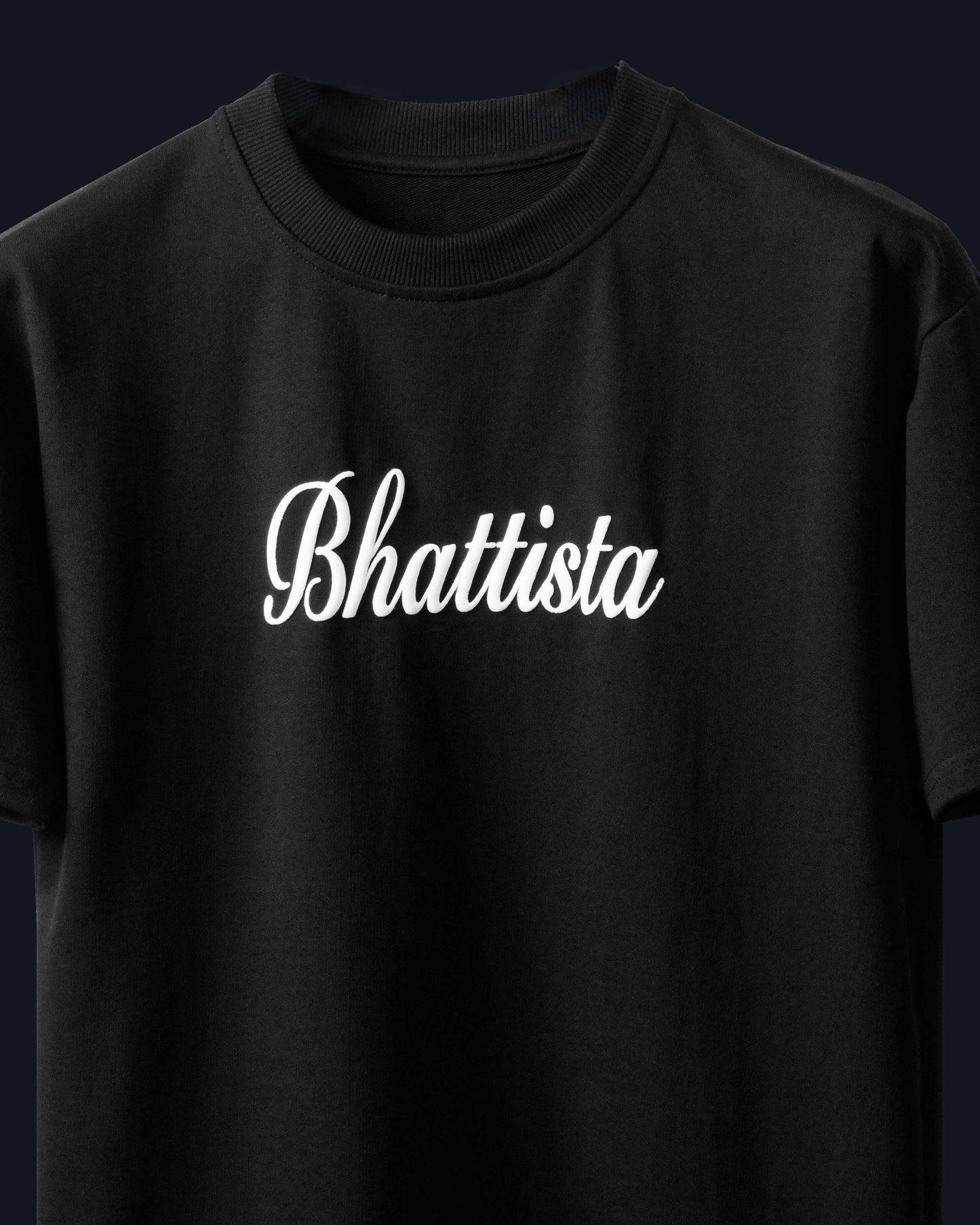 BLACK JOCKEY SHADDLE T SHIRT